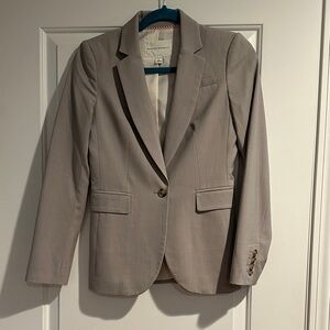Banana Republic Light Gray-Tan Women’s Skirt Suit Set